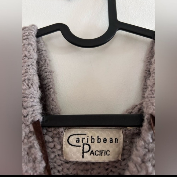 Vintage 80s knit Oversized hoodie - Picture 4 of 6